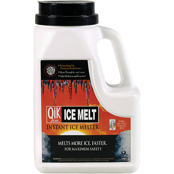 Qik Joe 9 Lb. Calcium Chloride Ice Melt Pellets 30049