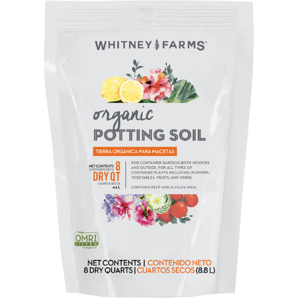 Whitney Farms 8 Qt. 4-1/2 Lb. All Purpose Organic Potting Soil 10101-71601