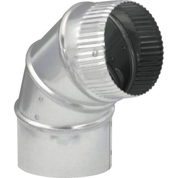 Imperial 28 Ga. 3 In. D Round Galvanized Adjustable Elbow GV0281-C
