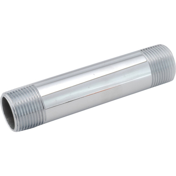 Anderson Metals 3/8 In. MIP x 3 In. Brass Chrome Nipple 38310-0630