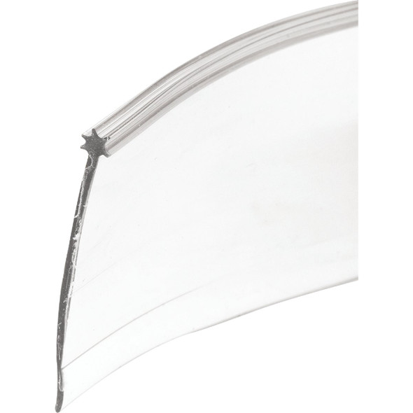 Prime-Line 1-5/16 In. x 36 In. Clear Star Insert Shower Door Bottom Sweep M 6227