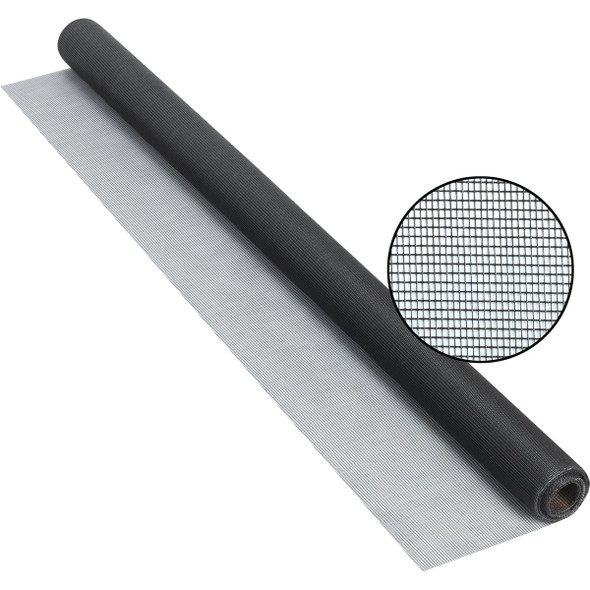 Phifer 48 In. x 25 Ft. Charcoal Fiberglass Screen Cloth 3000067