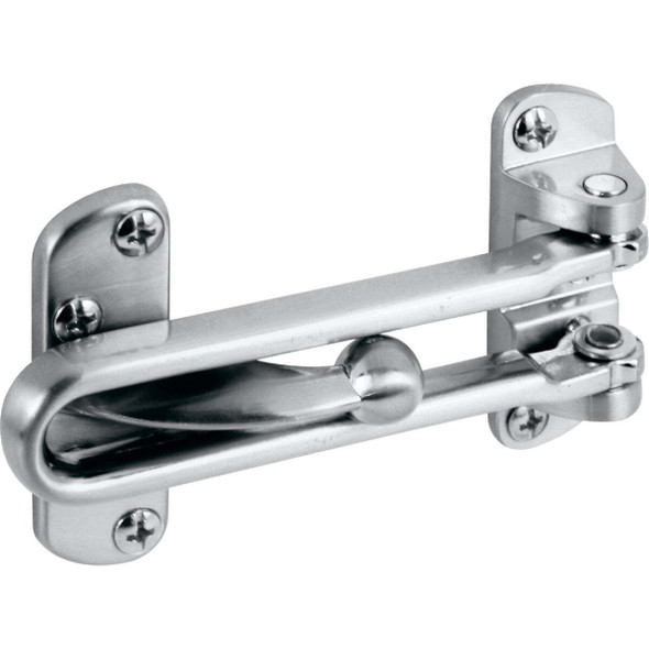 Defender Security Satin Nickel Swing Bar Door Guard U 10308