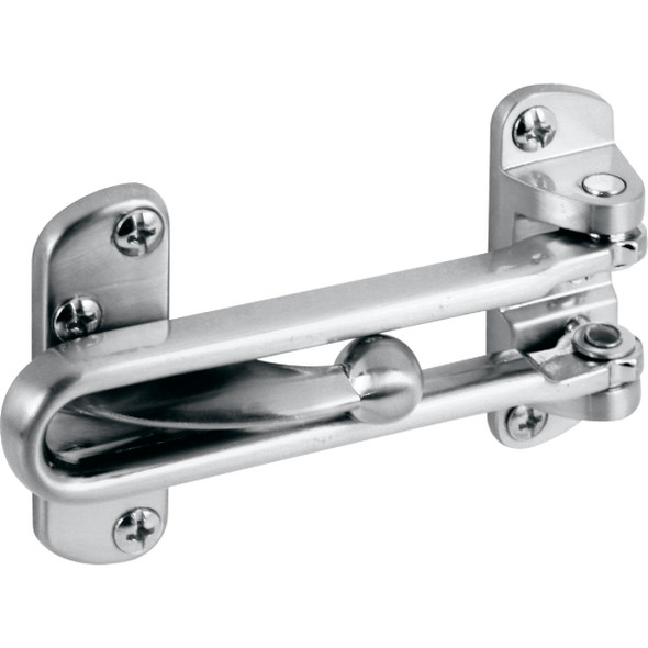 Defender Security Satin Nickel Swing Bar Door Guard U 10308