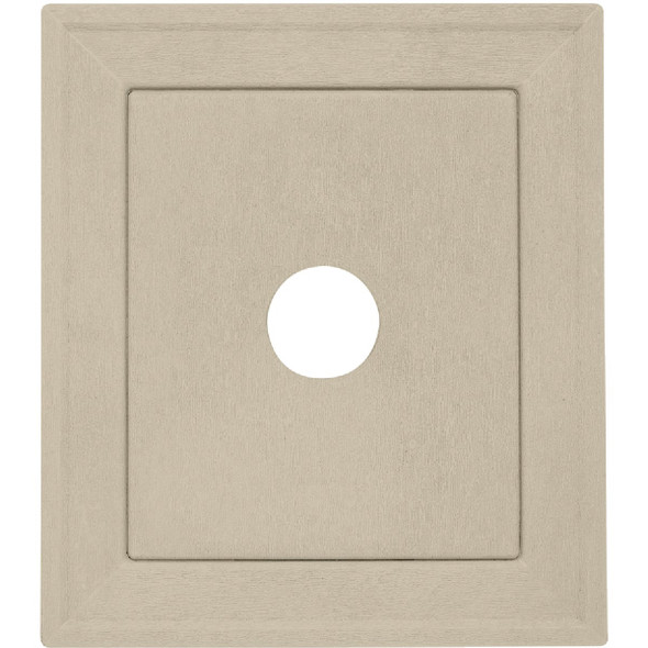 Ply Gem 7-1/4 In. x 8-1/8 In. Tan Vinyl Mounting Blocks UNIBLOCK A7