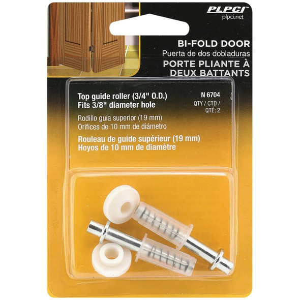 Prime-Line Bifold Door 3-4 In. Top Roller Guide (2 Count) N 6704 236500