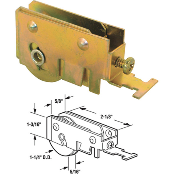 PRIME-LINE Sld Dr Assembly Roller D 1518