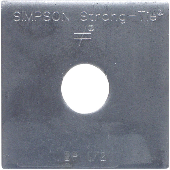 Simpson Strong-Tie 1/2 Bearing Plate 3/16" BP1/2 Pack of 250