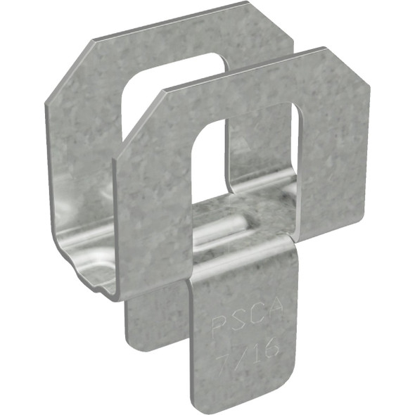 PSCA 7/16-in. 20-Gauge Galvanized Panel Sheathing Clip (250-Qty) Pack of 250