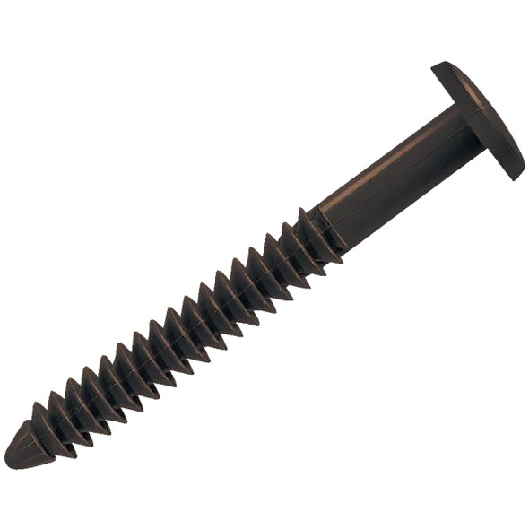 Builders Edge 3 in. Vinyl Shutter Fastener, (12-Pack) 050020024010