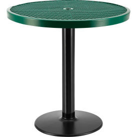 Global Industrial 36"" Round Outdoor Counter Height Table 36""H Green