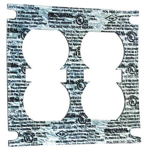 Metacaulk Double Fire Barrier Gasket,4" L 66270