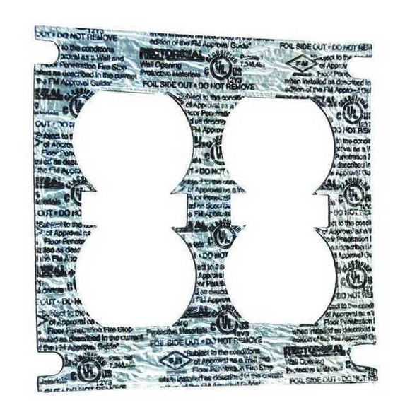 Metacaulk Double Fire Barrier Gasket,4" L 66270