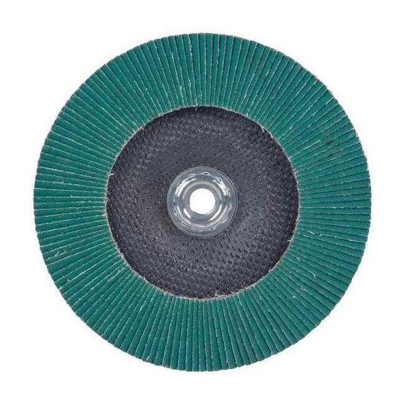 3m Flap Disc, 4 1/2 in Dia, 5/8 in Arbor 7010327326 Pack of 10
