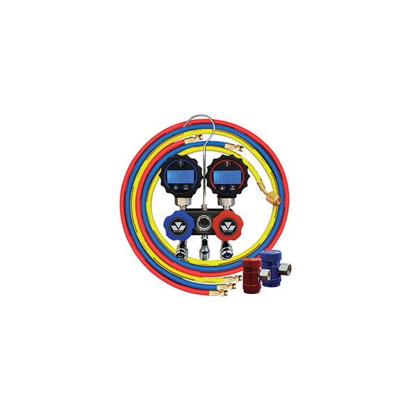 Black series 1234YF Digital minifold gauge set 82172