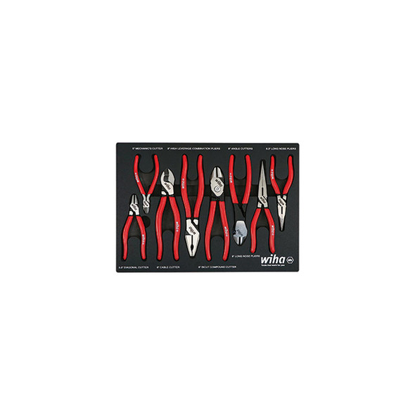 8 Piece Classic Grip Pliers and Cutters Tray Set 34682