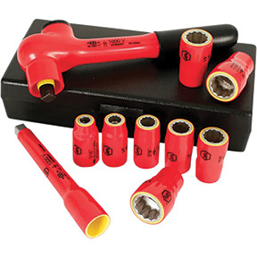 10 Piece Insulated Socket Set 3/8" Drive - Metric 31590
