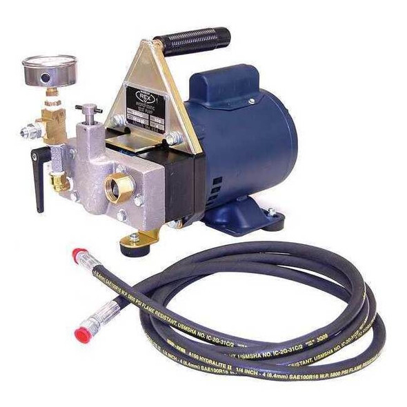 Wheeler-Rex Hydrostatic Test Pump, Electric, 1/2 HP 38300