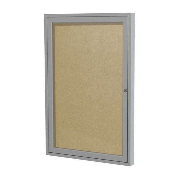 Ghent Enclosed Outdoor Bulletin Board 24x18", Tack PA12418VX-181