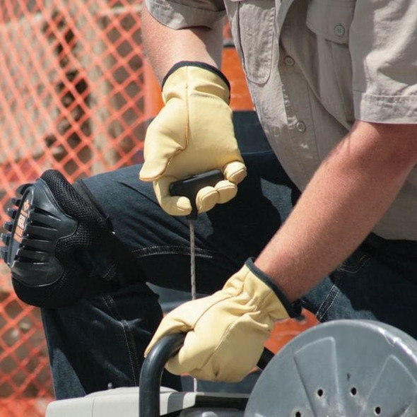 Impacto Anti-Vibration Gloves,L,Tan,PR BG650L