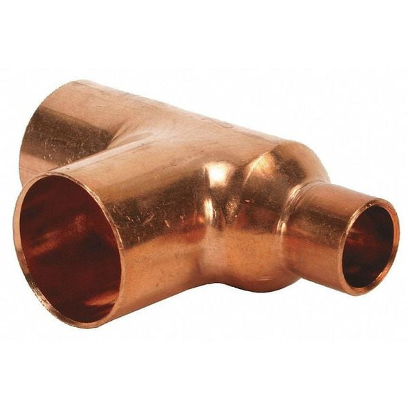 Nibco 1-1/2" x 1" x 1-1/2" NOM C Copper Reducing Tee 611RR 11/2x1x11/2