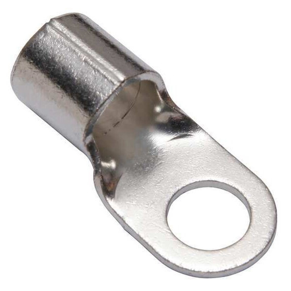One-Hole Compression Lug, 2/0 AWG Max, 1/2 in Stud, Long Barrel, Copper, None