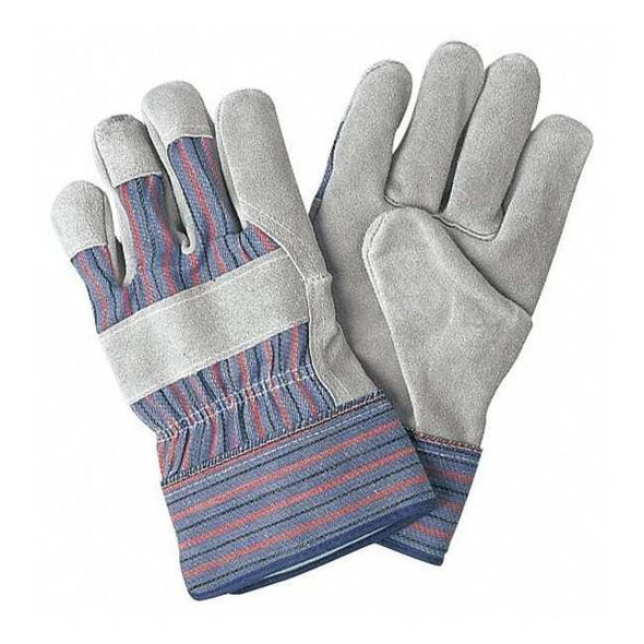 Mcr Safety Leather Gloves, M, 12 PK 1300M