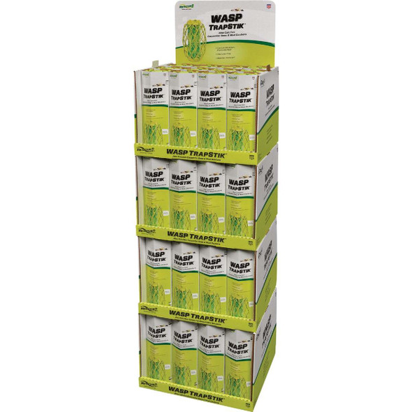 Rescue TrapStik Wasp, Carpenter Bee, Mud Dauber Trap Display (48-Count) TSW-FD48