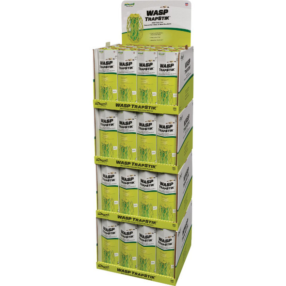 Rescue TrapStik Wasp, Carpenter Bee, Mud Dauber Trap Display (48-Count) TSW-FD48