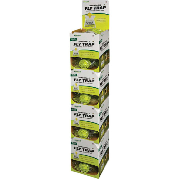 Rescue Disposable Fly Trap Floor Display (48-Count) FTD-FD48