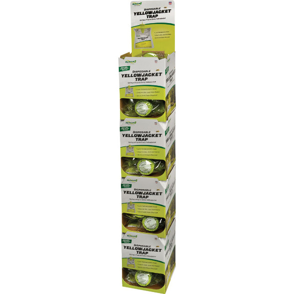 Rescue Disposable Yellow Jacket Trap Floor Display, Eastern Version YJTD-FD48-E