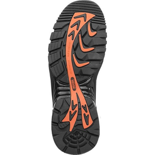 Avenger Safety Footwear 6-Inch Work Boot,M,11 1/2,Black,PR A7248-M