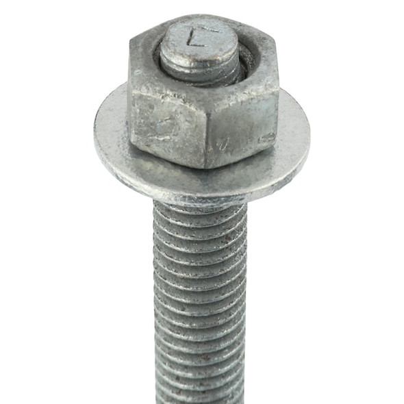 Mkt Fastening GALV SUP-R-STUD + Wedge Anchor, 3/8" Dia., 3-3/4" L, Steel Galvanized, 20 PK 2838334
