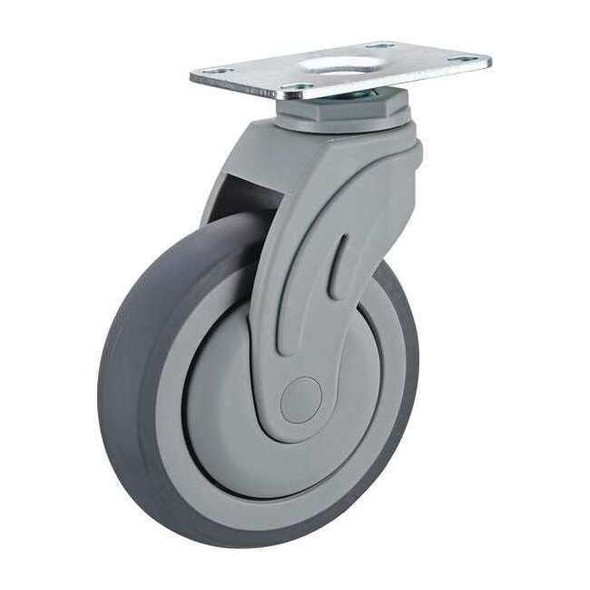 Manufacturer Varies Swivel Plate Caster,4 in. Dia.,275 lb. P17S-RP040K-12-001