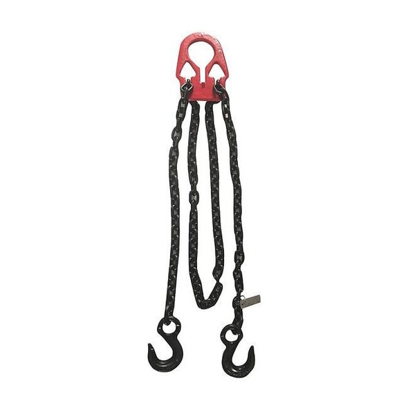 Dayton Chain Sling,G80,Adj Link,Aly Stl,6 ft L 4PGW3