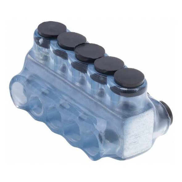 Polaris Wire Connector, 5 Port, Clear, Plastisol Insulation IPLD4-5CB
