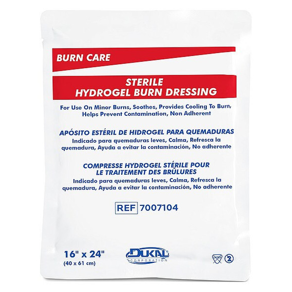 Burnaid Burn Dressing,White,24"L,16"W 3068 Burnaid Burn Dressing,White,24"L,16"W 3068