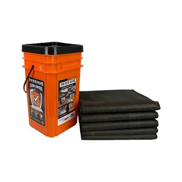 Quick Dam Jumbo Flood Bag Bucket Kit 4ft L QDGG1248-5