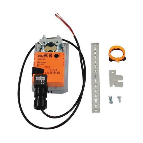 Belimo Actuator, Damper, 90 in-lb, 24V AC/DC NMB24-SR