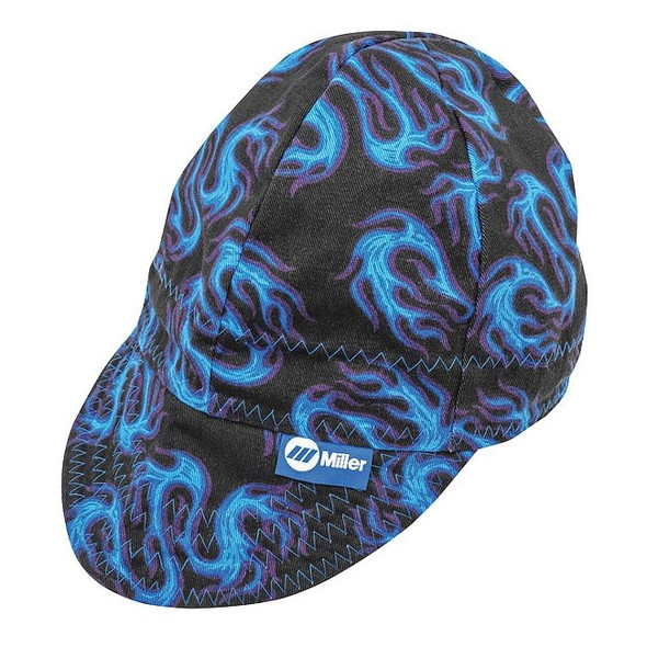 Miller Electric Welding Cap,Blue Flame,7" 289970