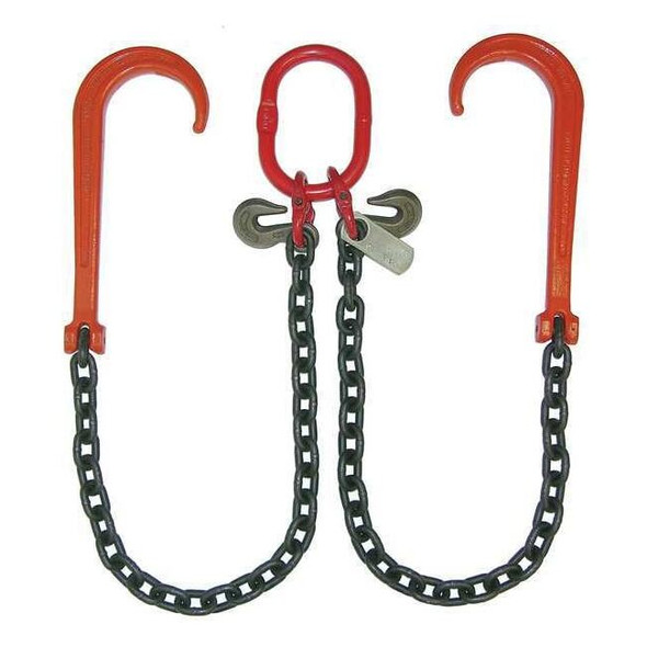 B/a Products Co Chain Sling,V-Chain,WLL 12000 lb.,6 ft. G8-118-6