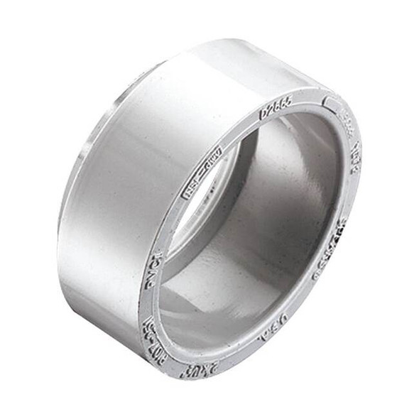 PVC Adapter Bushing, Socket x Spigot, 4 in x 2 in Pipe Size
