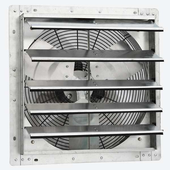 Canarm Shutter Fan,18In Bld Dia,Galvalume,120 GSF3-18A Canarm Shutter Fan,18In Bld Dia,Galvalume,120 GSF3-18A