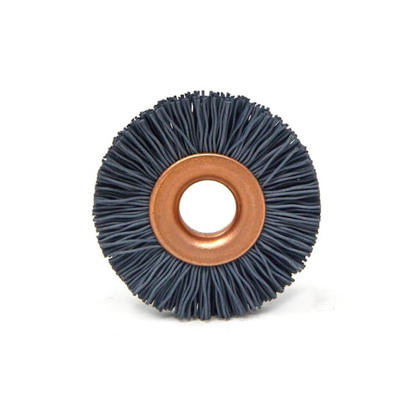 CY1500SC Abrasive Nylon Copper Center Wheel, 1" Dia., 500SC, .375" Arbor Hole, .125" Trim