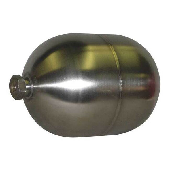 Naugatuck Float Ball,Oblong,SS,5 In GR5X71820304SS