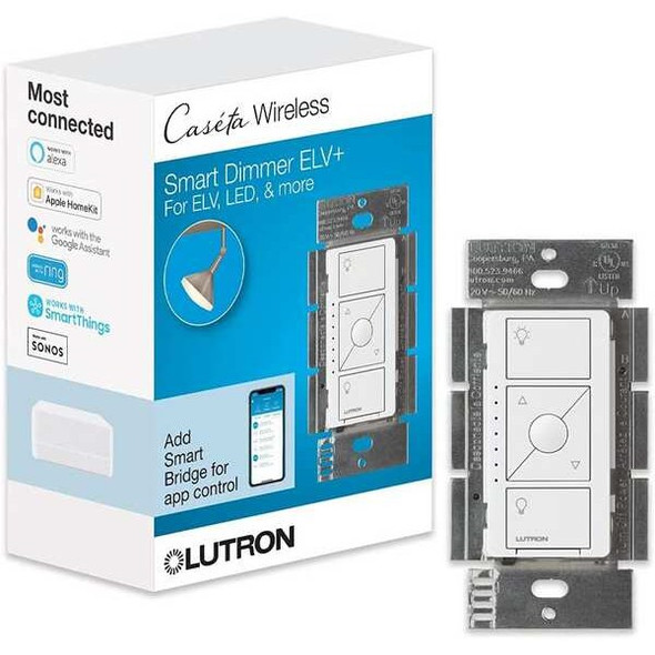 Lutron Lght Dmr,Switch Only,120V AC,Wht PD-5NE-WH Lutron Lght Dmr,Switch Only,120V AC,Wht PD-5NE-WH