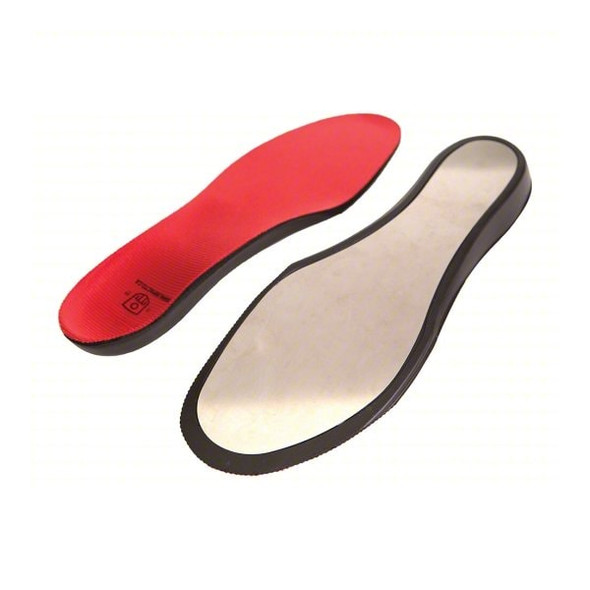 Impacto Puncture-Resistant Insoles,Black/Red,PR ARMORSTEPB