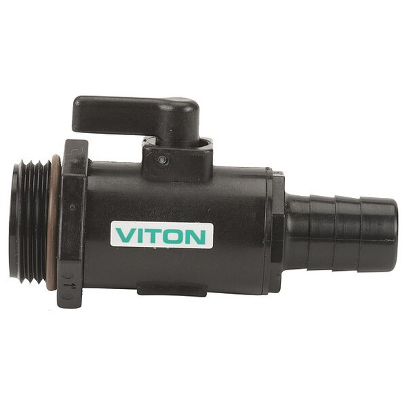 Banjo Manual 2-Way Ball Valve,NPT,Polypro LVHB075100MTV