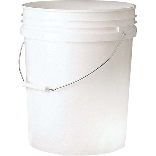 Leaktite 5 Gal. White Plastic Bucket 1123032