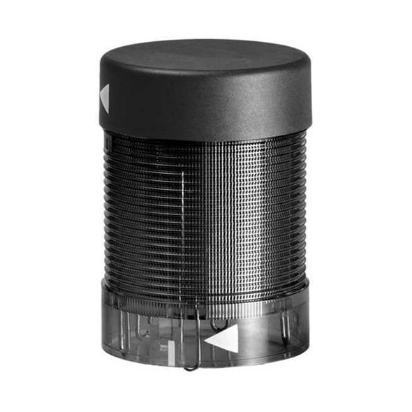 Dayton Tower Light Sounder Tier, Black, 24V AC, 24V DC, 2 in Dia. 30XT46